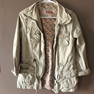Mossimo supply co. tan utility jacket